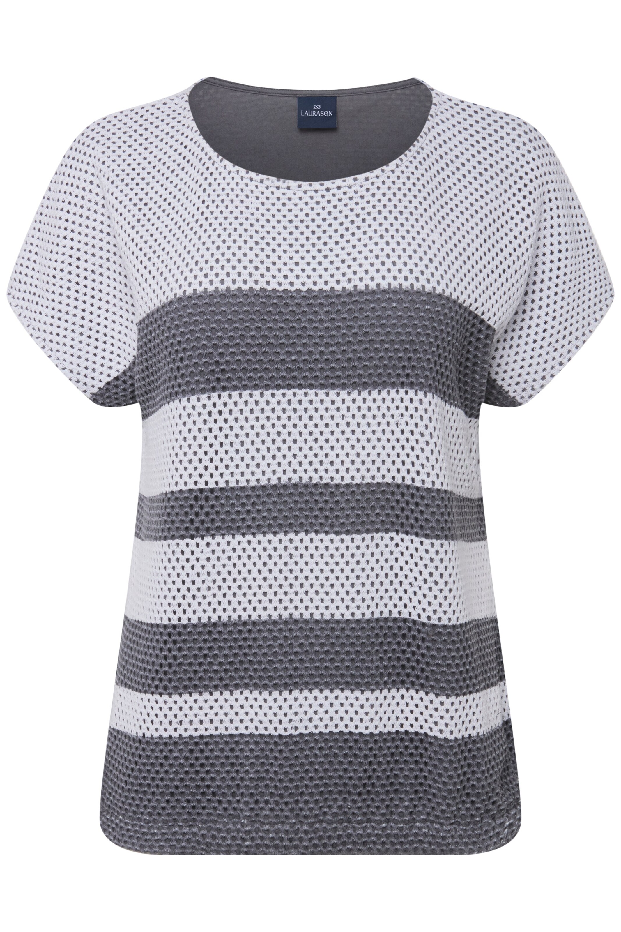 LAURASØN Sweatshirt in Grau: Vorderseite