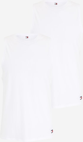 Tommy Jeans - Camiseta térmica en blanco: frente