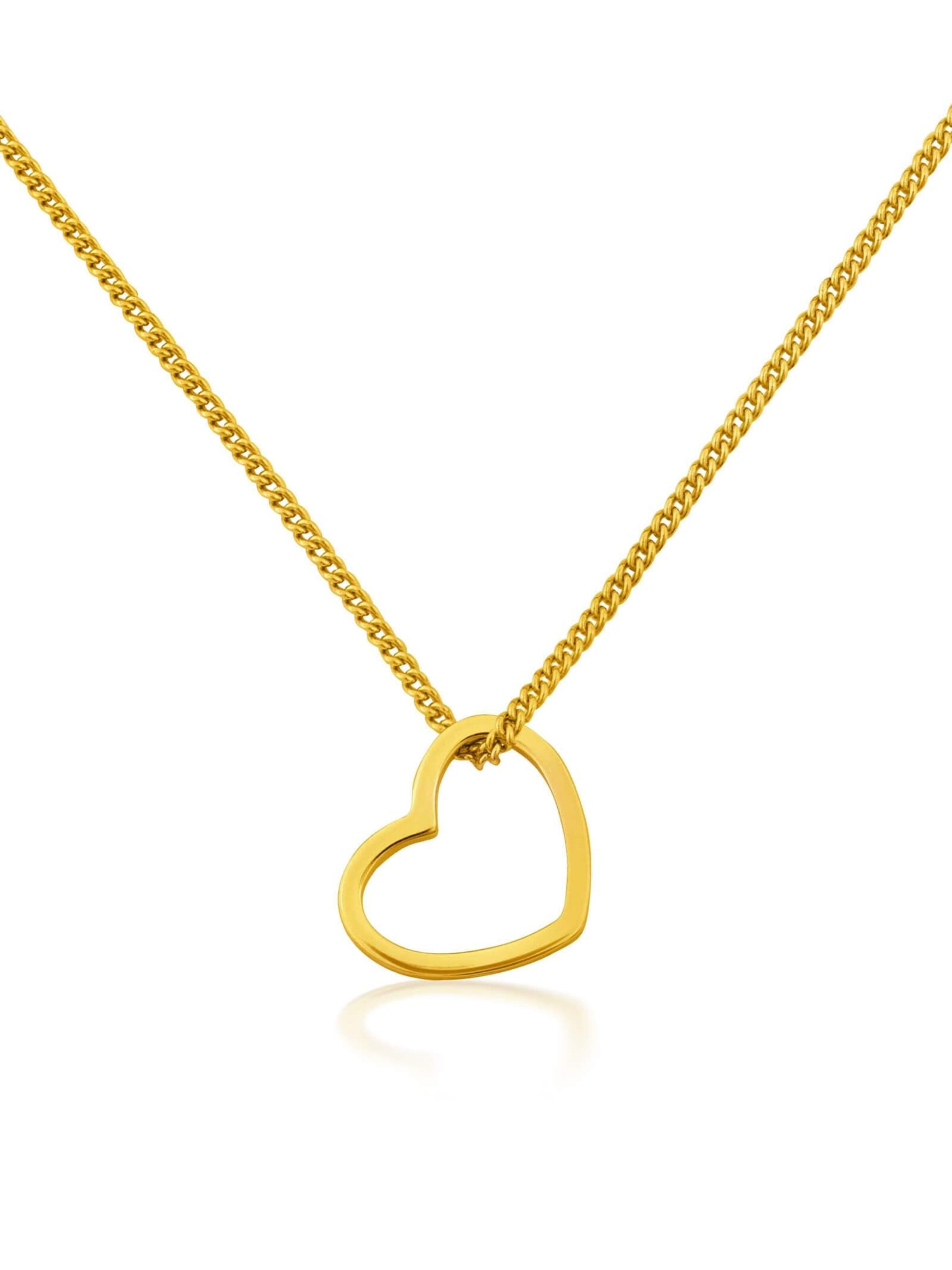 modabilé Anhänger 'HEART'‌‌‌‌‌‌‌‌ in Gelb