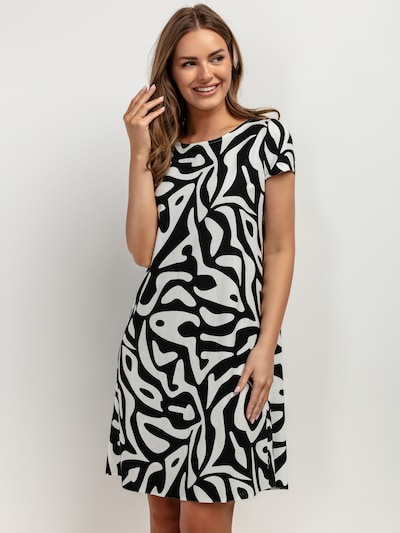 TESSITA Kleid‌ in schwarz / weiß, Produktansicht