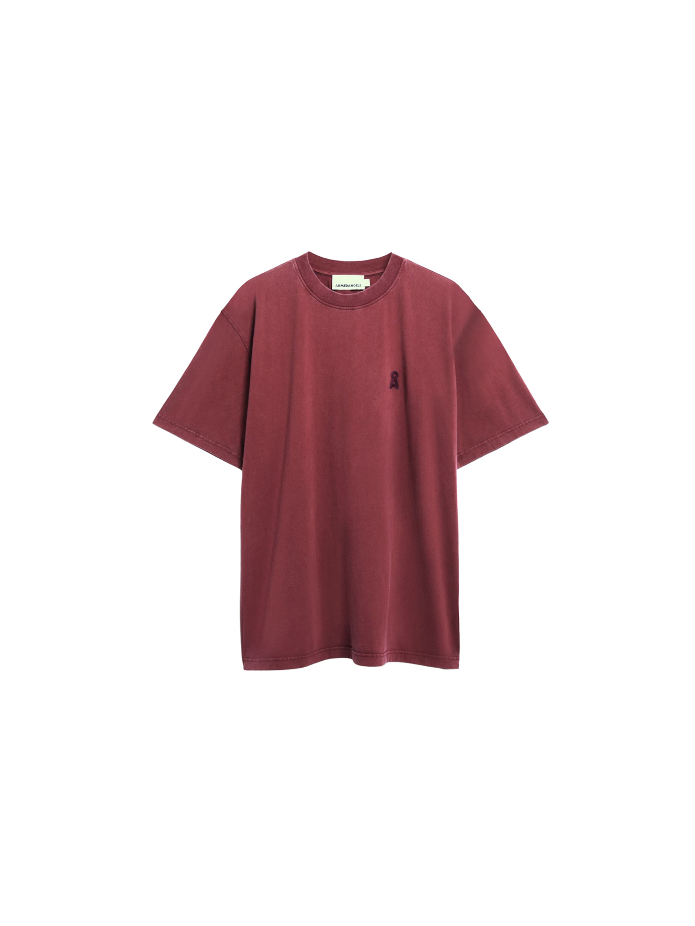 ARMEDANGELS Shirt 'MAARKOS' in Red: front