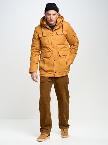 BIG STAR Winterjacke 'SORSEN' in Gelb