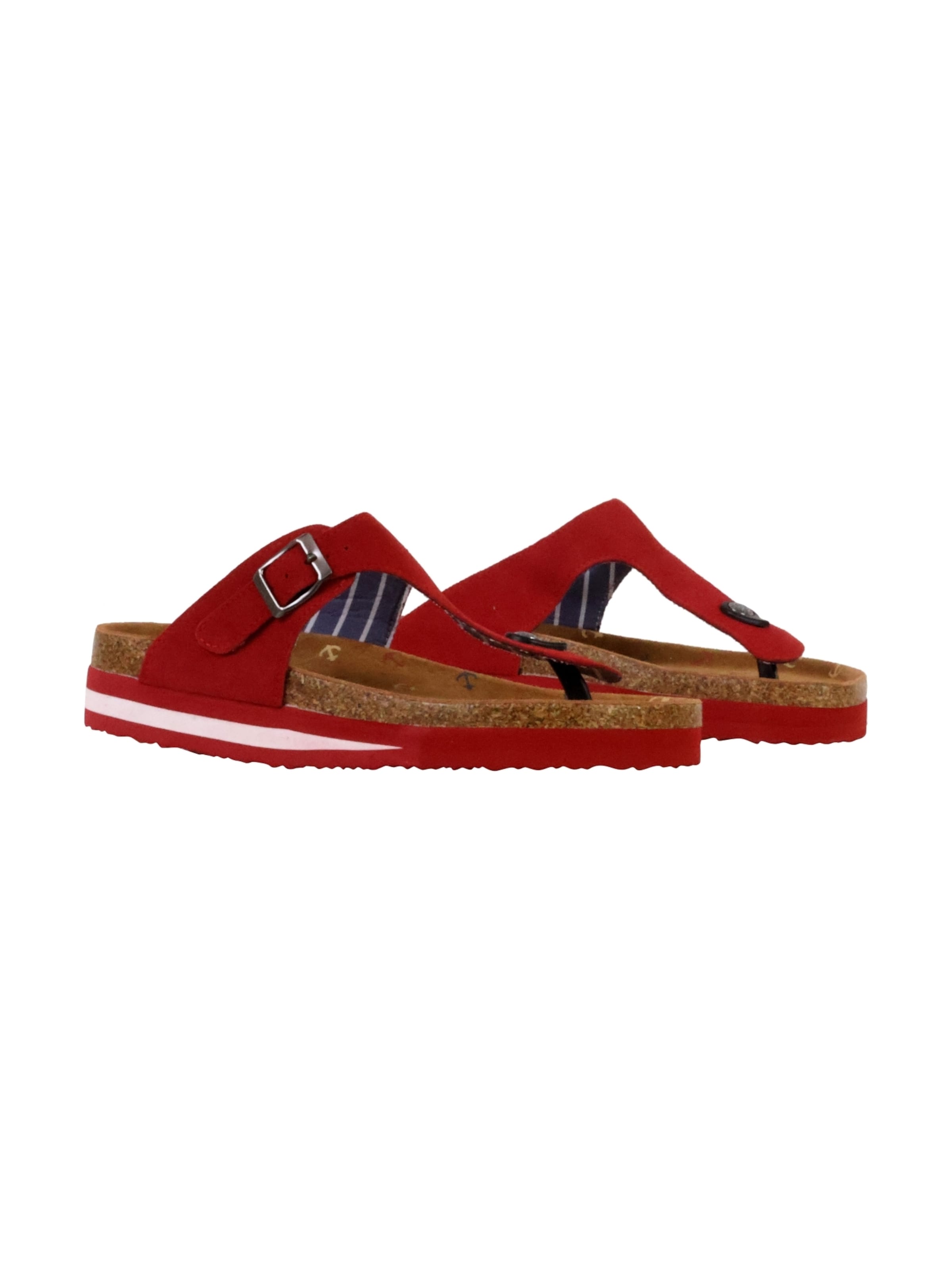 Mule terre de marins en rouge