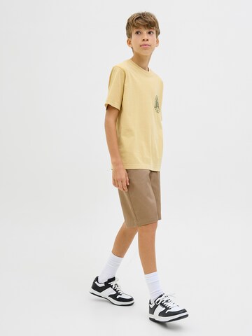 Jack & Jones Junior Baggy Παντελόνι 'JPSTOWEN DREW' σε μπεζ