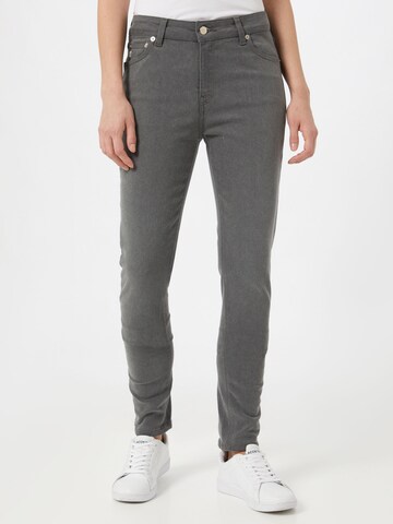 MUD Jeans Skinny Jeans 'Hazen' in Grijs: voorkant