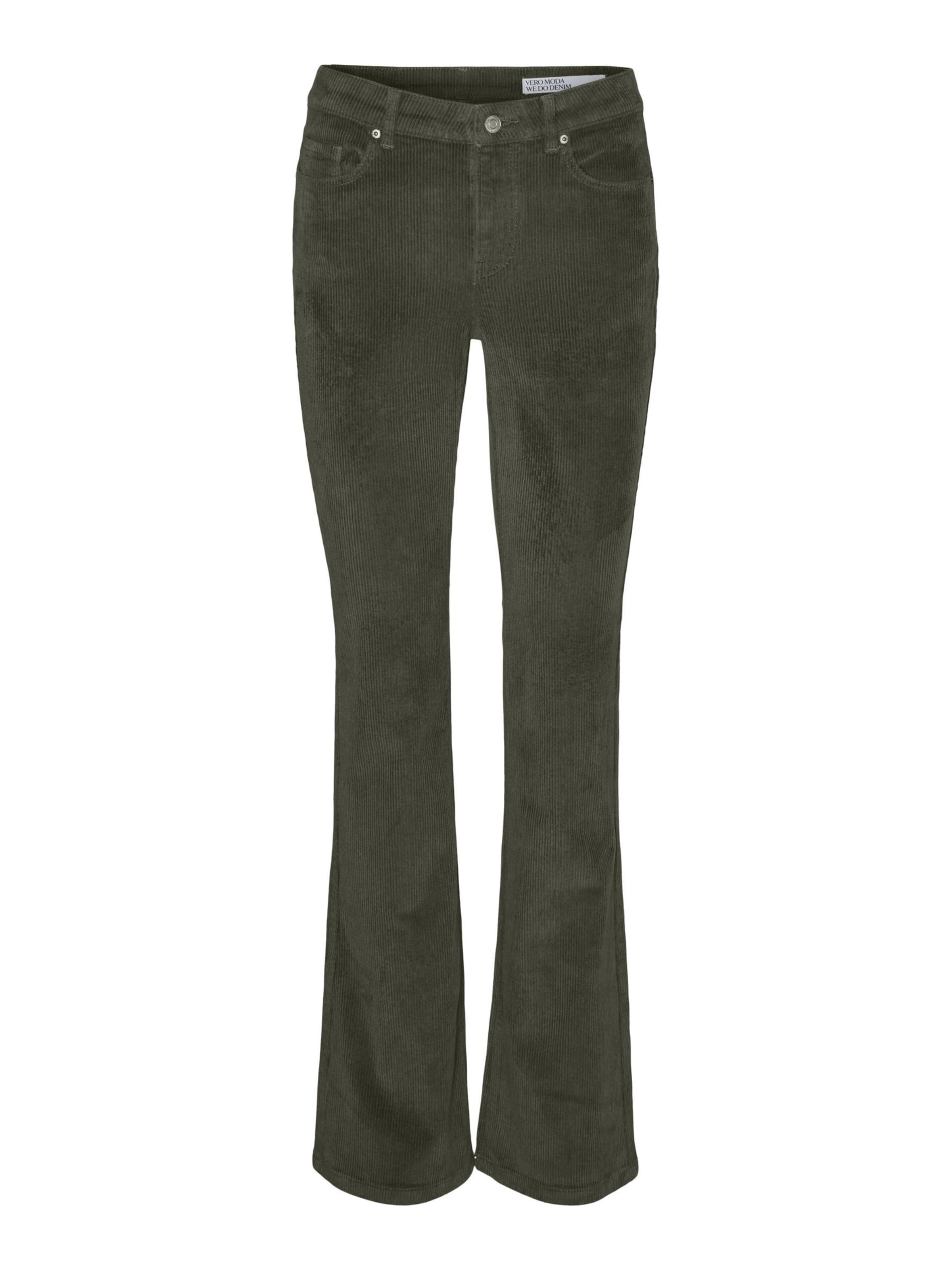 Flared Pantaloni 'FLASH ' di VERO MODA in verde: frontale
