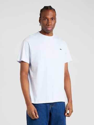 LACOSTE Regular fit T-shirt i blå: framsida