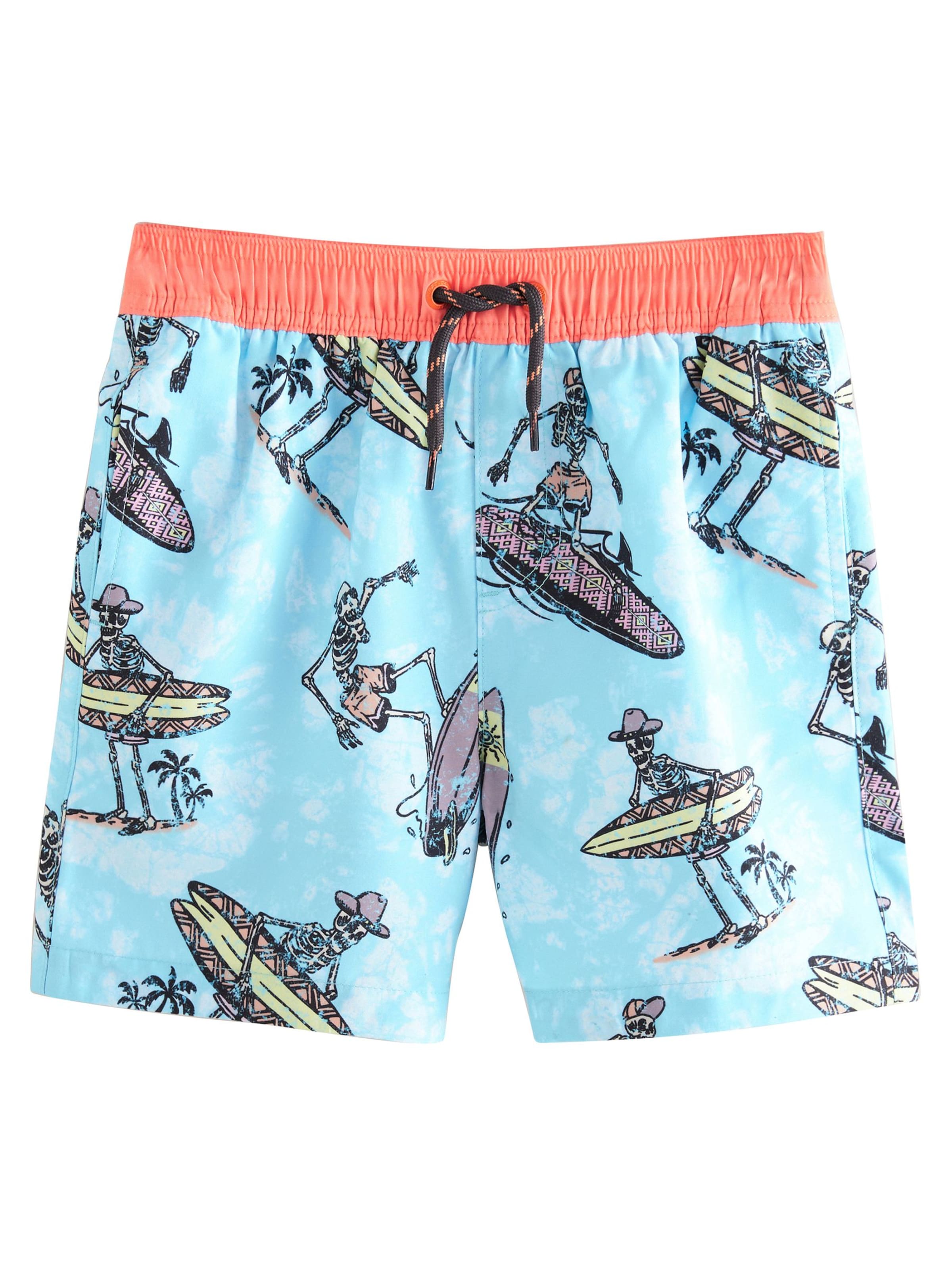 Next Board Shorts in Blue: front
