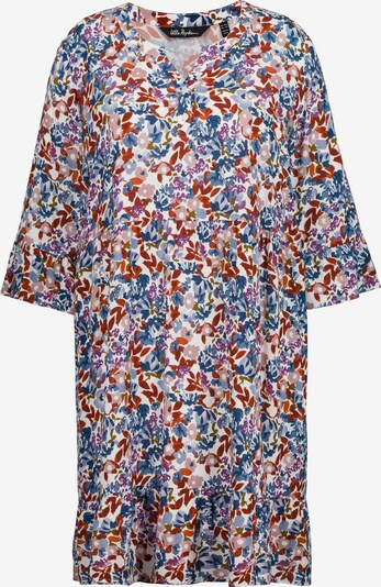 Ulla Popken Robe-chemise en bleu / violet / rouge / blanc, Vue avec produit