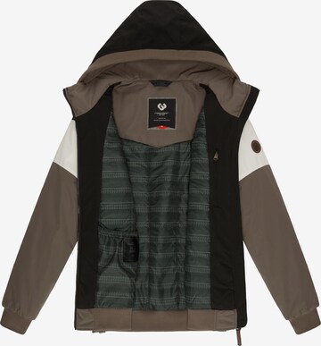 Ragwear Funktionsjacke 'Jayce' in Braun