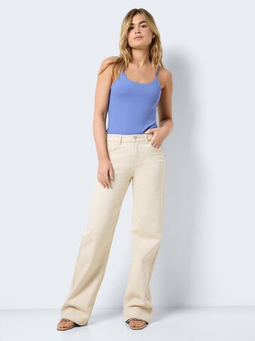 Wide Leg Jean 'YOLANDA' Noisy may en beige