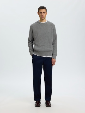 SELECTED - Jersey 'SLMBRaun' en gris