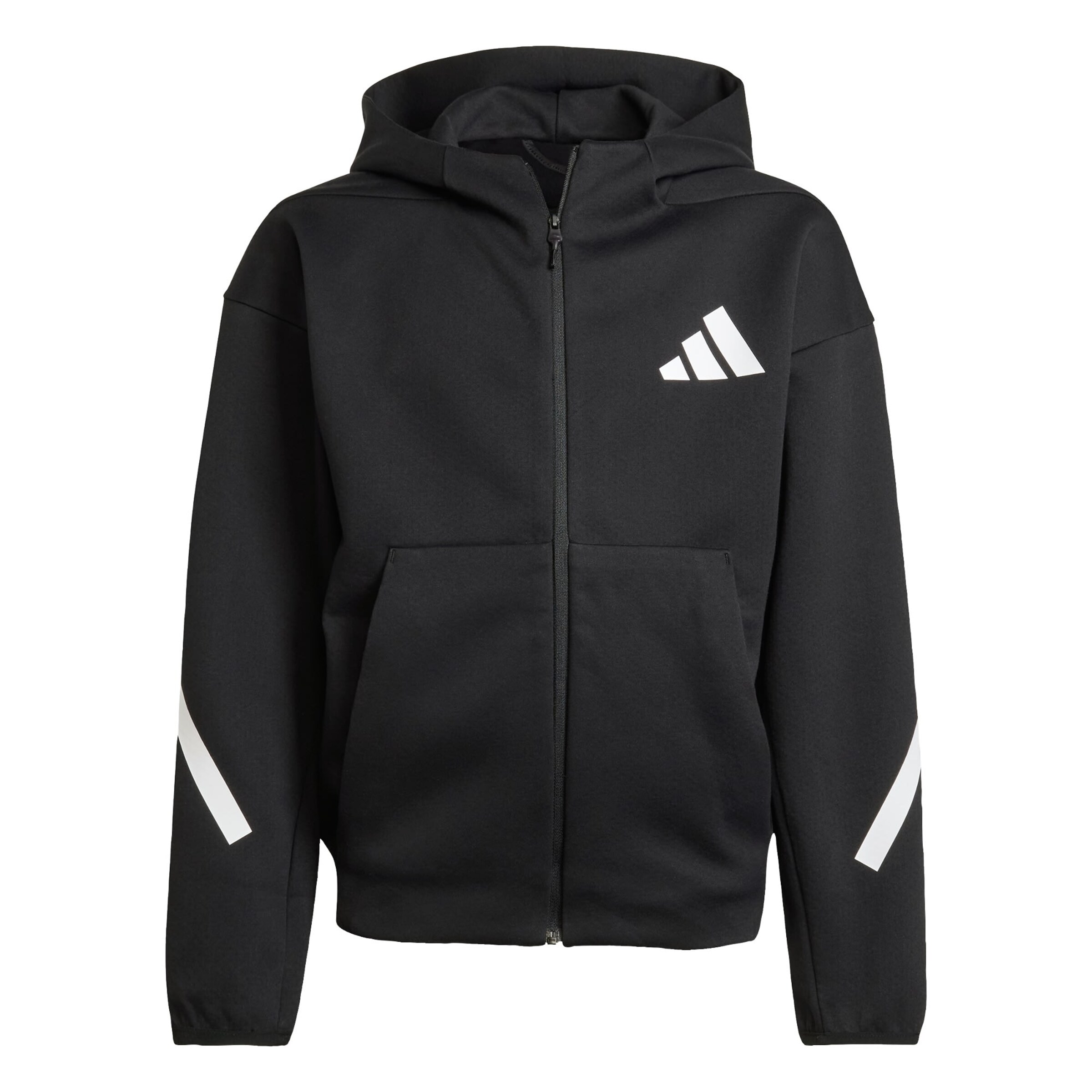 Veste de survêtement 'Z.N.E.' ADIDAS SPORTSWEAR en noir : devant
