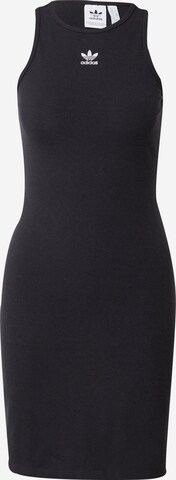 Rochie de la ADIDAS ORIGINALS pe negru: față