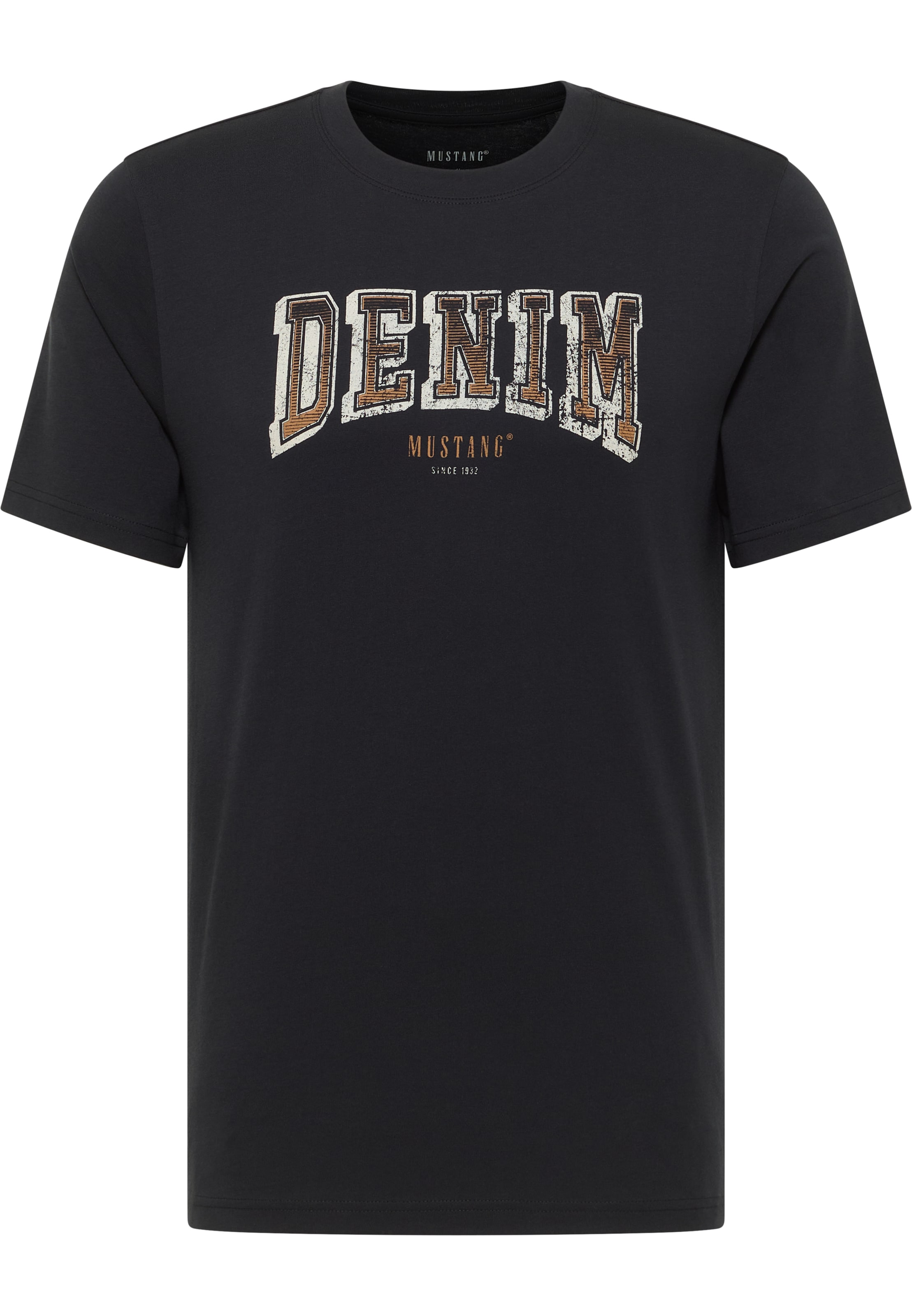 MUSTANG T-Shirt 'Austin' in schwarz, Produktansicht