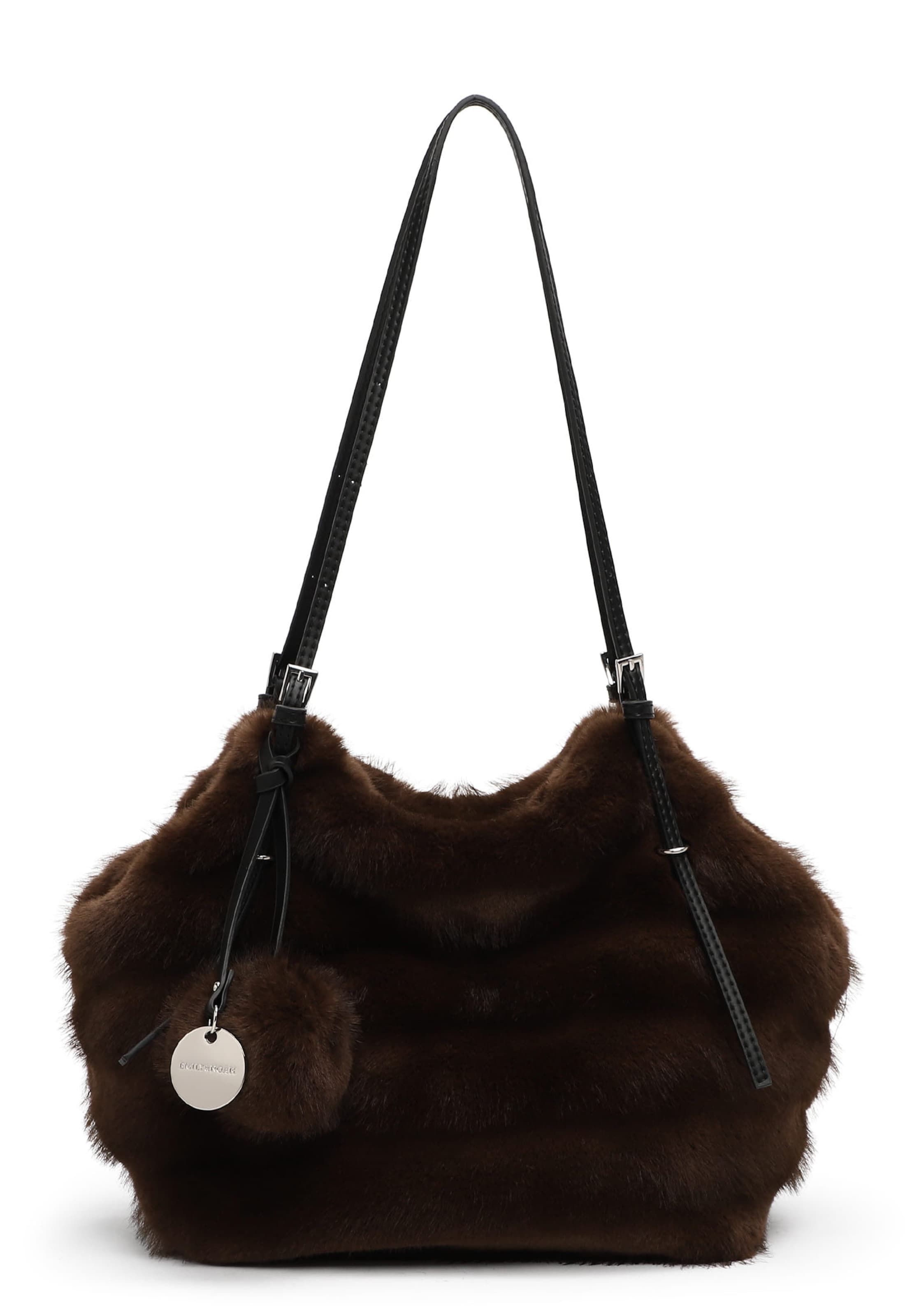 Emily & Noah Schultertasche 'E&N Linette' in One Size in dunkelbraun, Produktansicht