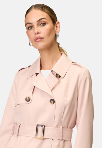 Cappotto di mezza stagione di zero in rosa