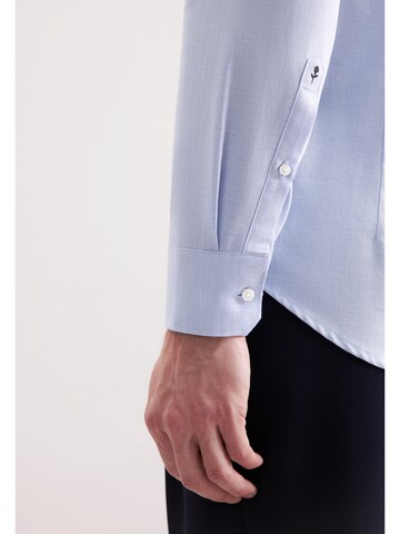 SEIDENSTICKER Slim fit Business shirt in Blue