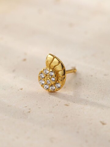 Hey Happiness - Pendientes 'Nautilus Shine' en oro