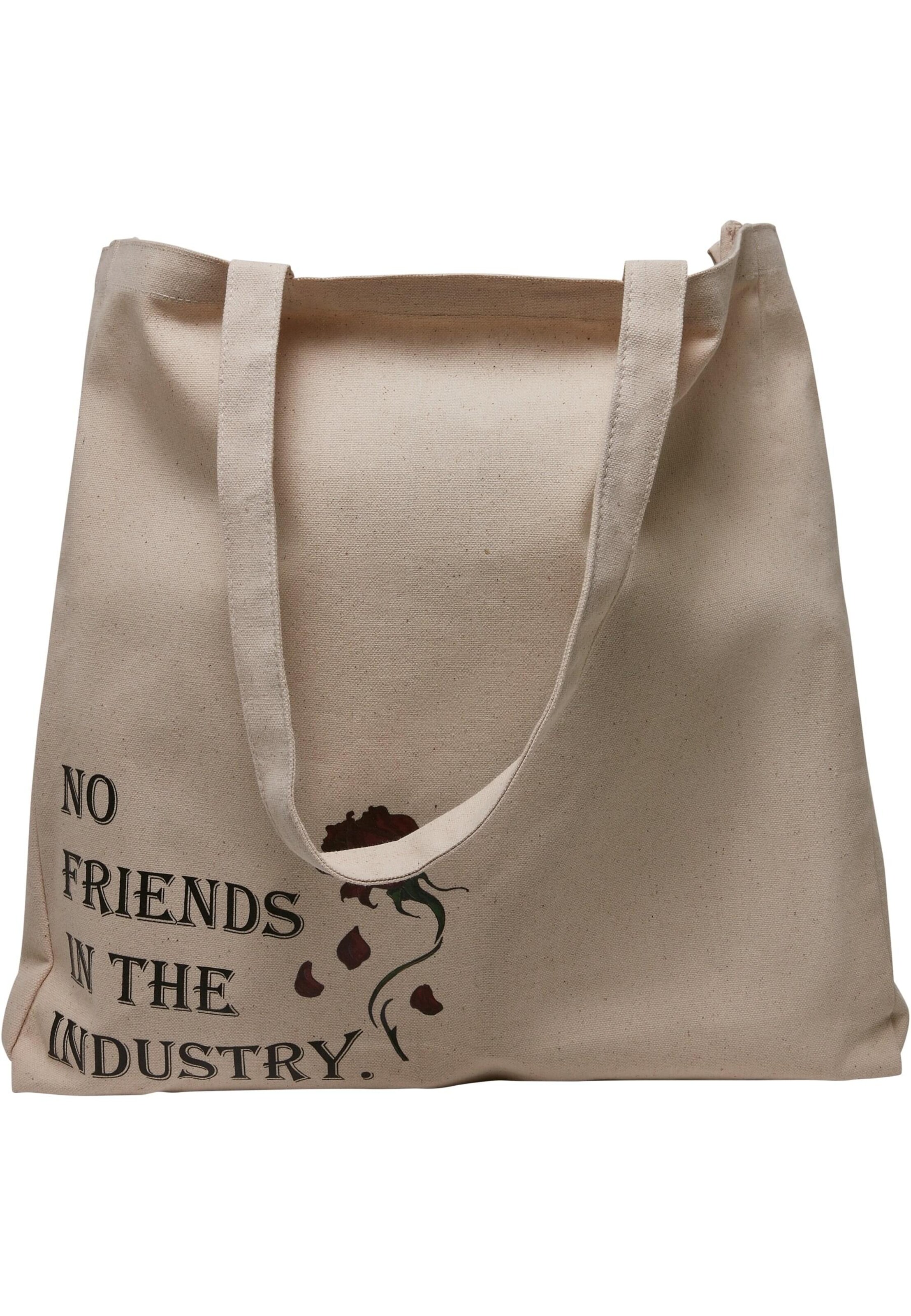 Borsa a spalla 'No Friends' di Mister Tee in bianco: frontale