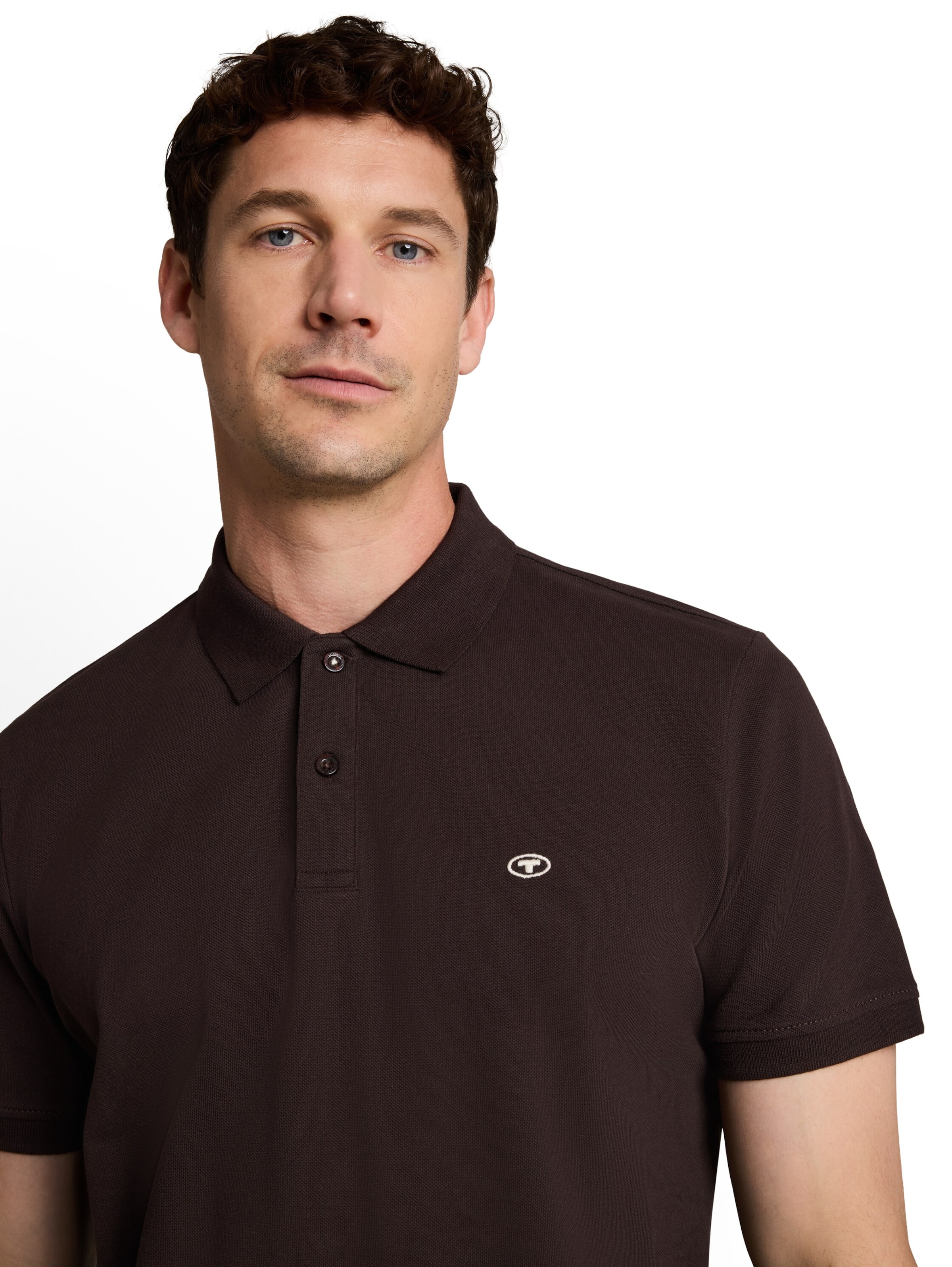 TOM TAILOR Shirt in Brown