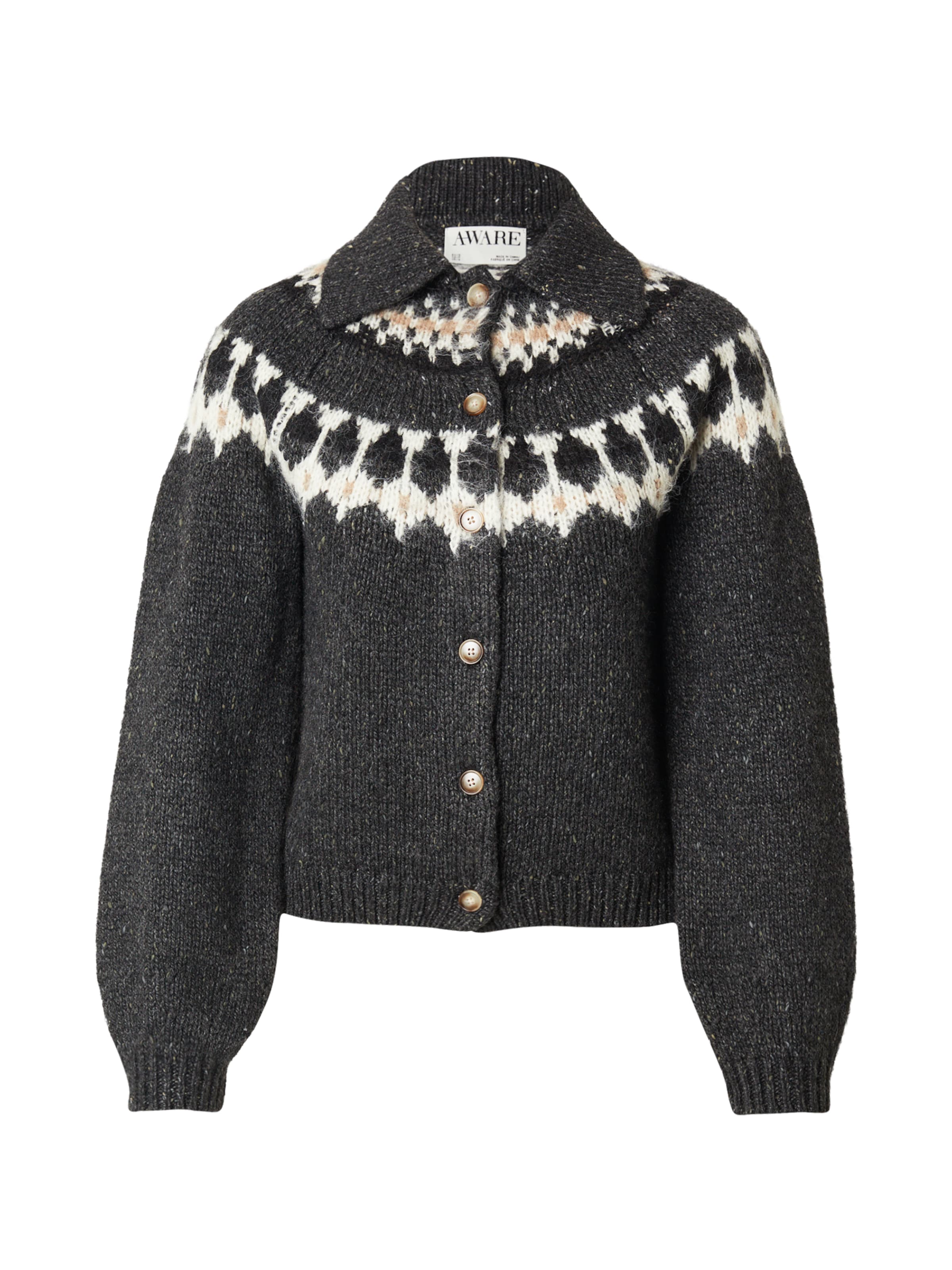 Aware - Cárdigan en gris: frente