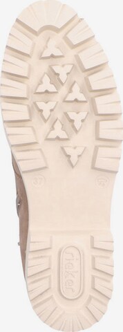 Rieker Schnürstiefelette 'Z5712' in Beige