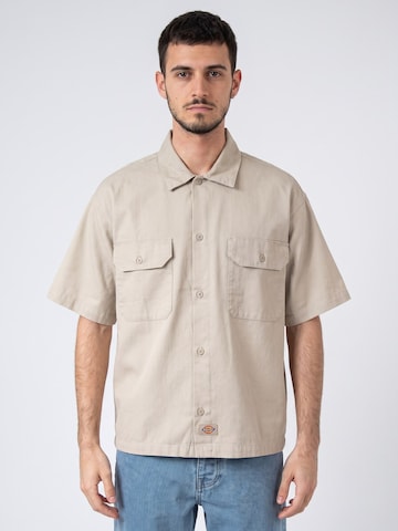 DICKIES Comfort Fit Hemd '247 GD Work'‌‌‌‌ in Beige: Vorderseite