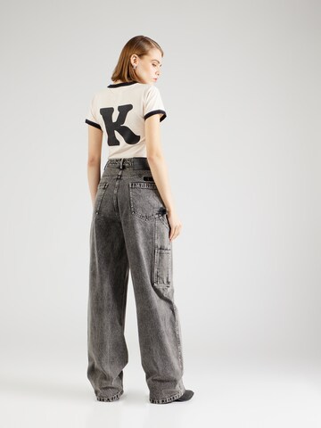 Karo Kauer Wide Leg Jeans in Schwarz