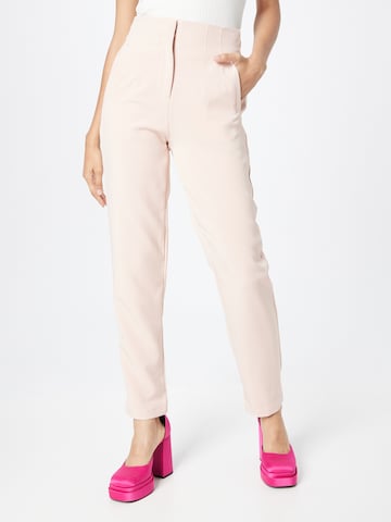 Nasty Gal Regular Broek in Roze: voorkant