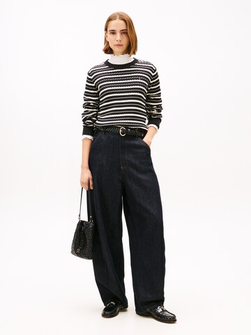 TOMMY HILFIGER Pullover in Schwarz