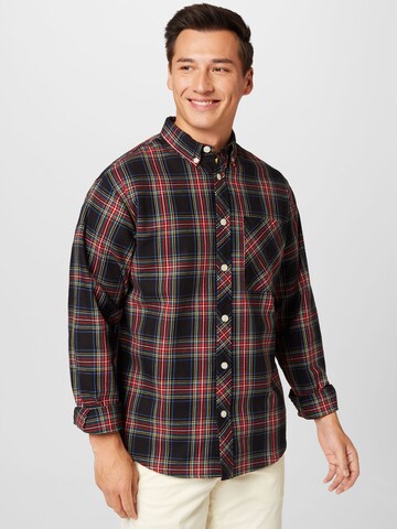 Redefined Rebel Regular fit Button Up Shirt 'Stephen' in Blue: front