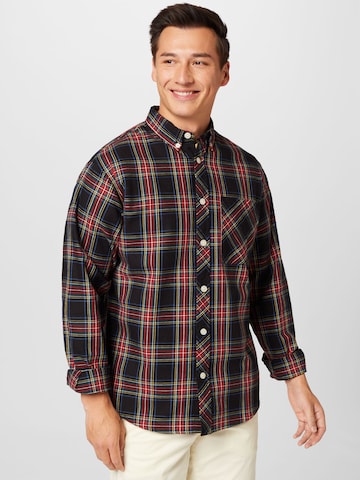Redefined Rebel Regular fit Overhemd 'Stephen' in Blauw: voorkant