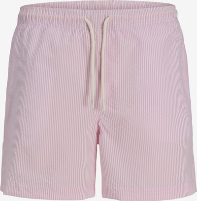 Maudymosi trumpikės 'JPSTMAUI OCEAN' iš JACK & JONES, spalva – purpurinė / balta, Prekių apžvalga