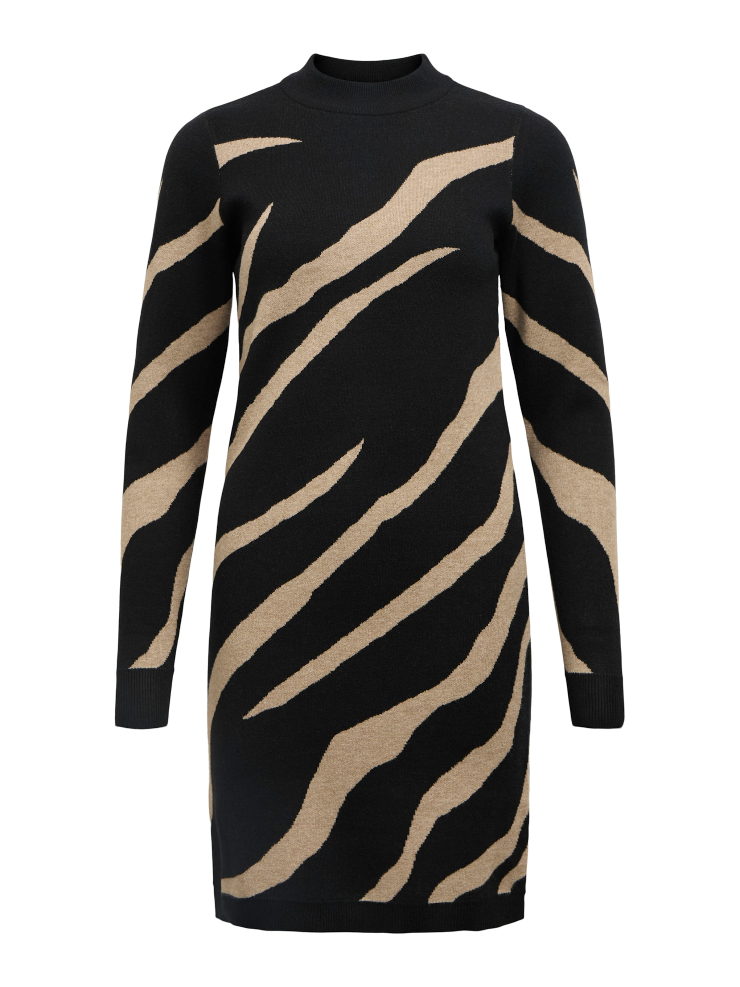 OBJECT Knitted dress 'OBJRAY' in Black: front