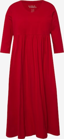 Robe Ulla Popken en rouge : devant