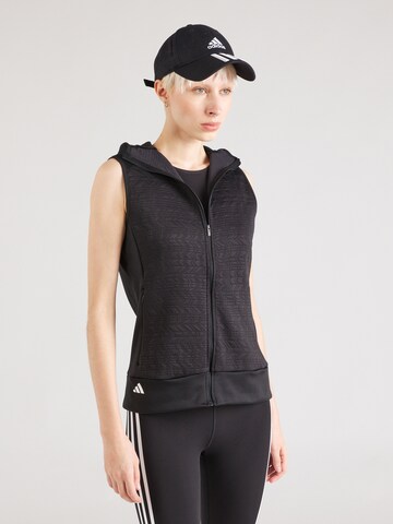 Vestă sport de la ADIDAS GOLF pe negru: față