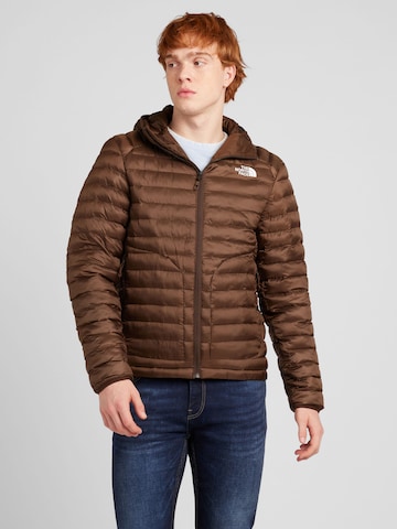 Veste de sport 'HUILA' THE NORTH FACE en marron : devant