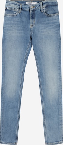 Skinny Jean Calvin Klein Jeans en bleu : devant