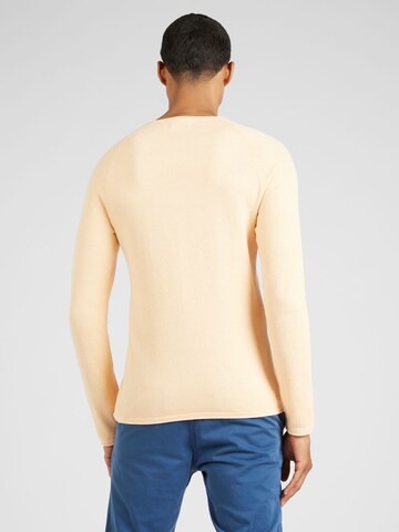 JACK & JONES Klasický střih Svetr 'JJEHill' – oranžová