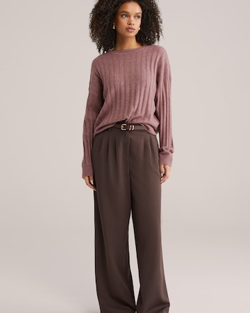 WE Fashion Свитер в Ярко-розовый