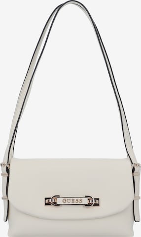 Sac bandoulière 'Lefia' GUESS en blanc : devant