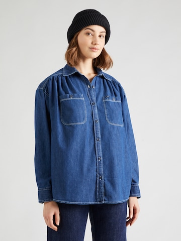 Lee - Blusa 'FRONTIER' em azul: frente