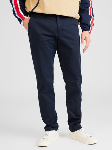 Tommy Hilfiger Tailored Regularen Chino hlače 'DENTON' | modra barva: sprednja stran