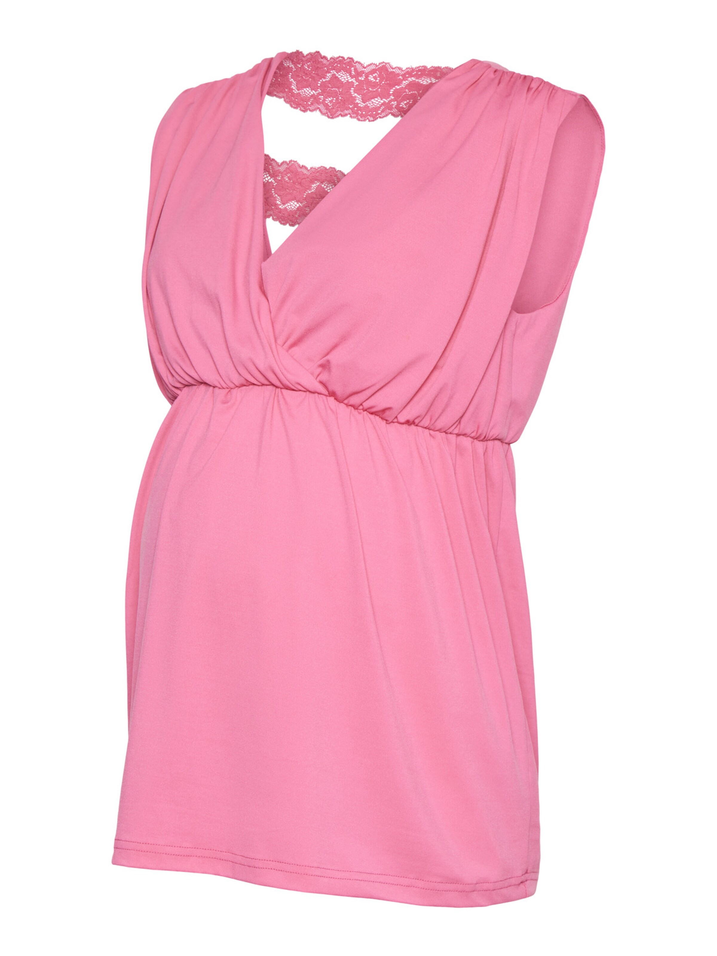 MAMALICIOUS Blouse 'Zorina Tess' in Pink: front