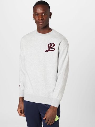 PUMASweater majica - bijela boja: prednji dio