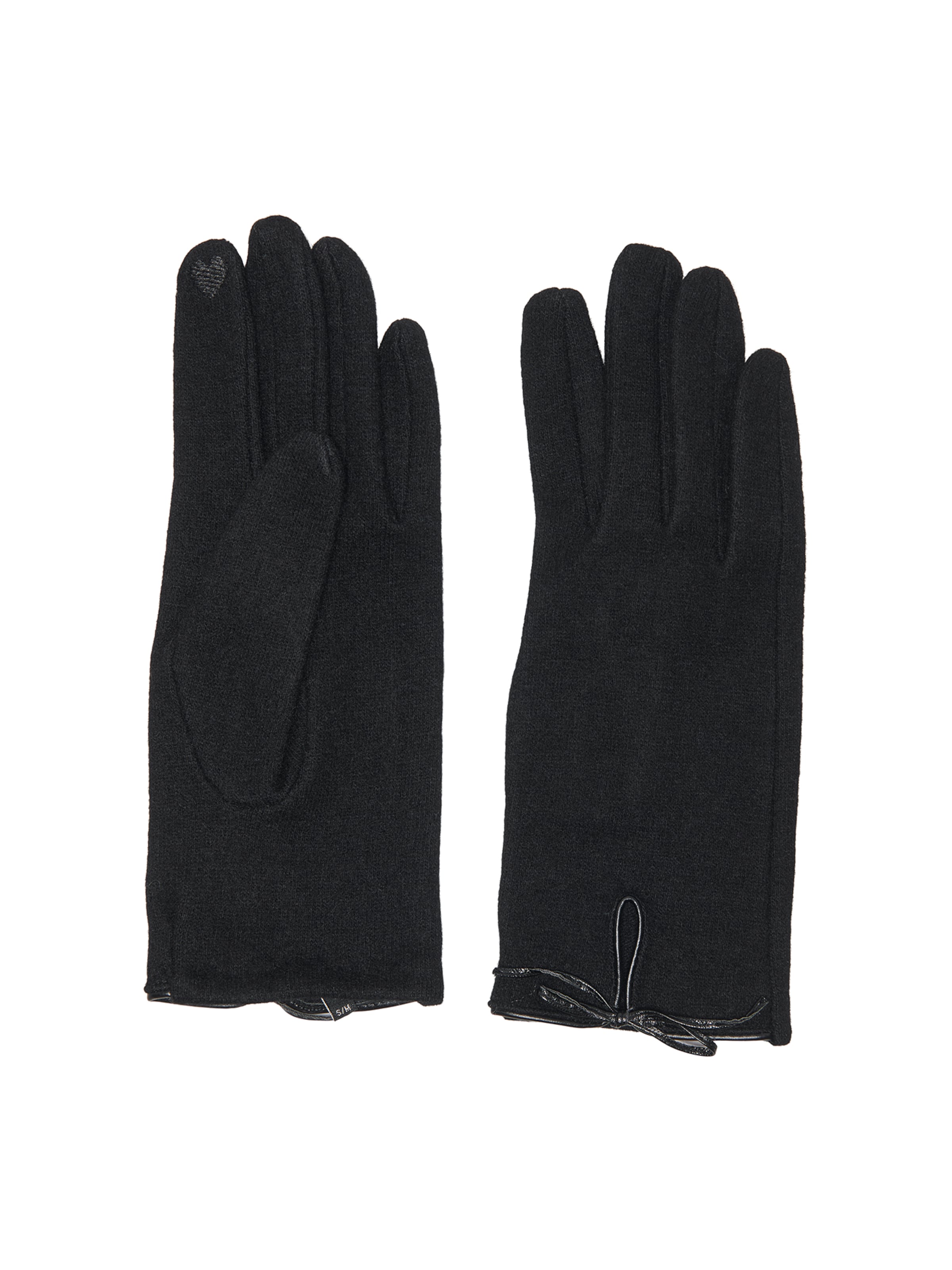 Gants 'ONLETTA' ONLY en noir : devant