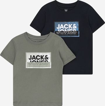 Jack & Jones Junior T-Shirt 'LOGAN' in Blau: predná strana