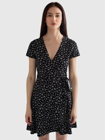 BIG STAR Dress ' RIHATA ' in Black: front