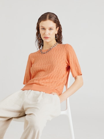 VILA Sweater 'MYLIE' in Orange